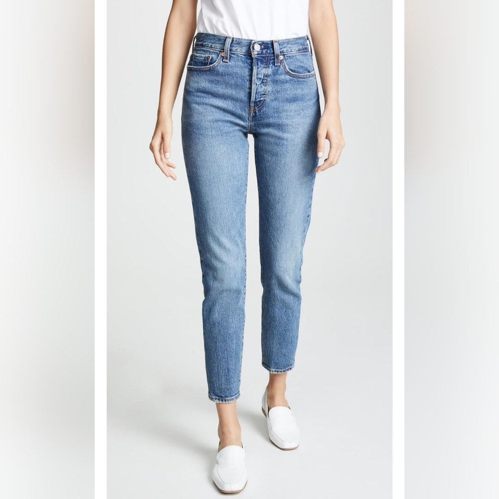 Levi's Blue Ankle & Cropped Jeans